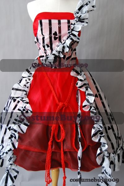 Tim Burton Alice In Wonderland Alice Red Court Dress eBay Tim Burton Alice In Wonderland Alice Red Court Dress eBay
