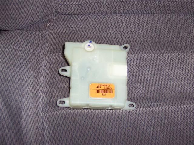 How To Replace Front Blend Door Actuator In 3rd Gen Ex Ford