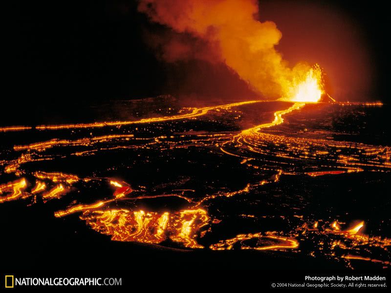 Cartoon Shield Volcanoes