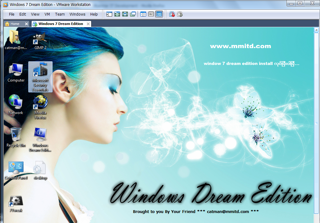 Window 7 Ultimate Dream Edition