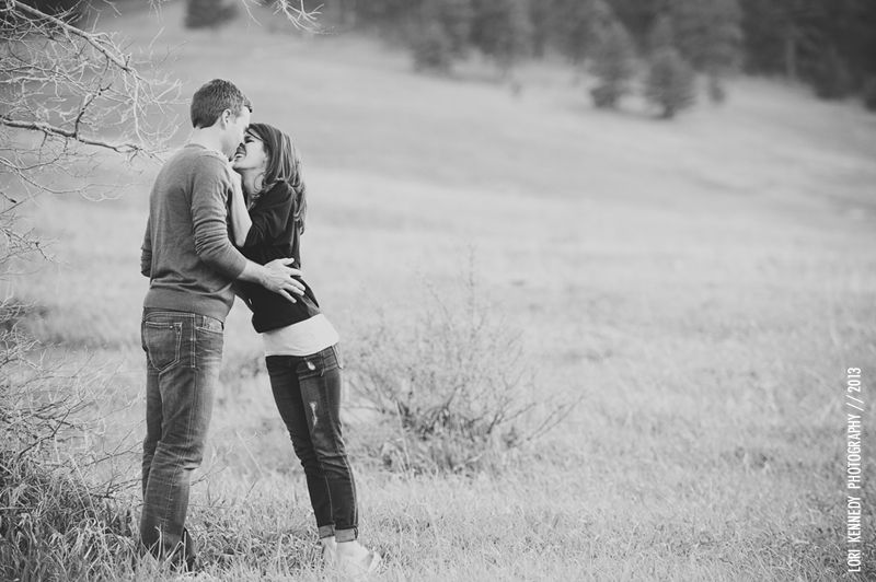 Romantic Boulder Colorado engagement photos | Lori Kennedy wedding photographers Romantic outdoor engagement photos | Lori Kennedy wedding photographer