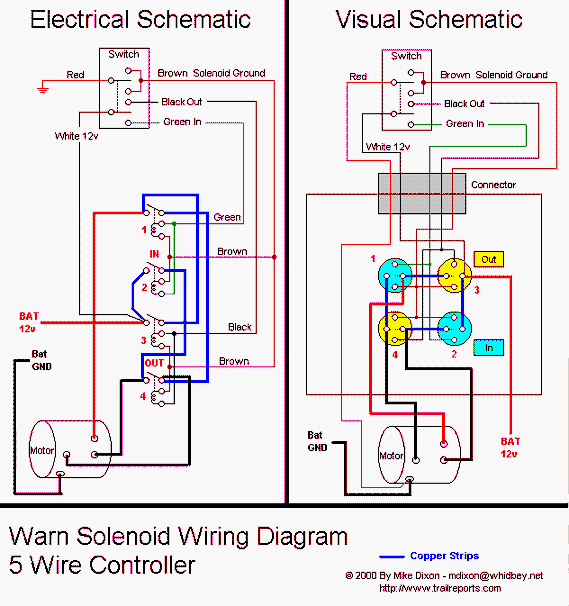 Winch In-cab Switch Wiring Diagrams
