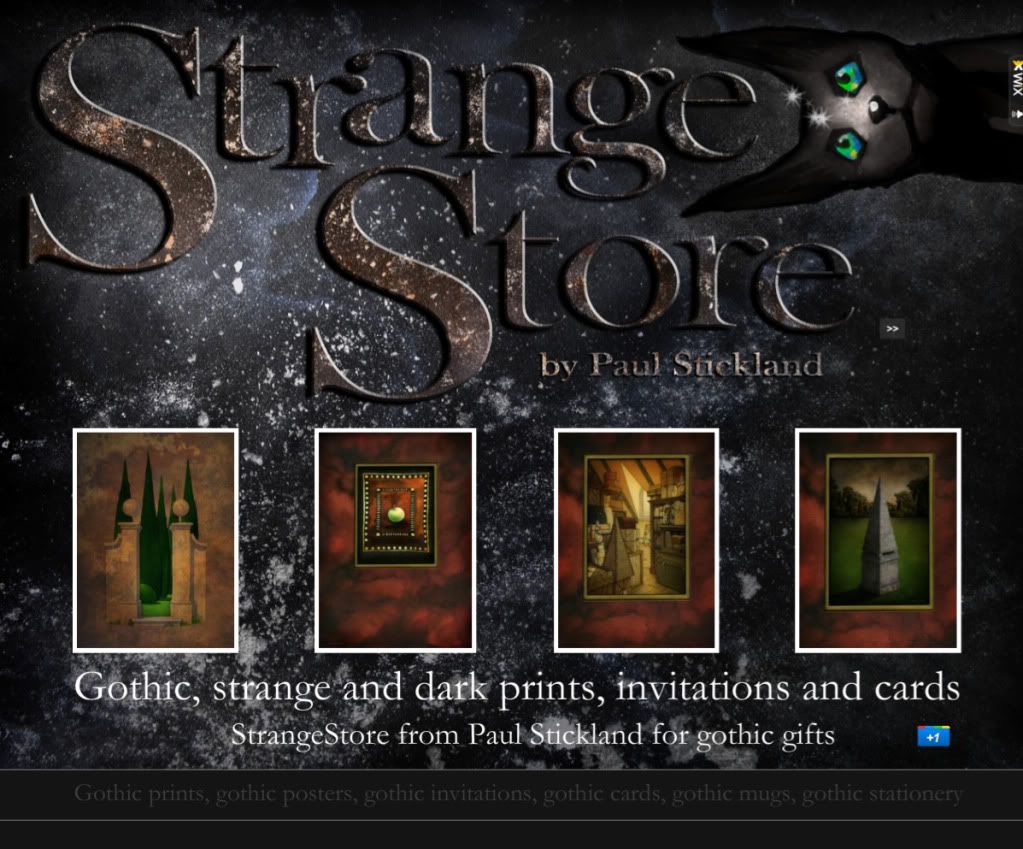 strangestore, gothic prints, paulstickland,