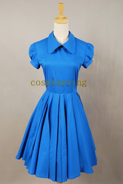 Alice in Wonderland movie Blue Cosplay Costume Dress | eBay