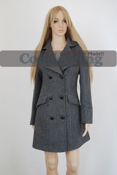 Harry Potter Hermione Granger Gray Grey Coat Costume  