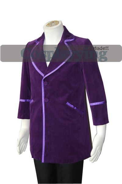 Gene Wilder as Willy Wonka 1971 Purple Jacket Costume  