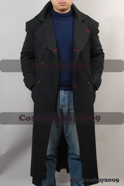 2010 UK Mini Drama Sherlock Holmes Cape Coat Cosplay Costume   Linen 