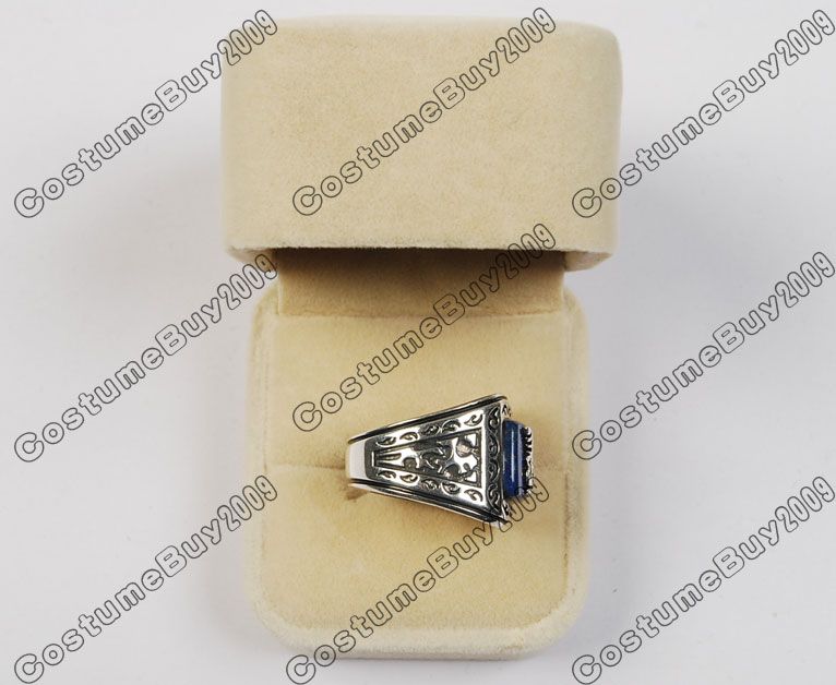 Vampire Diaries Elena Bother Jeremy John Revive Ring 100% 925 Silver 