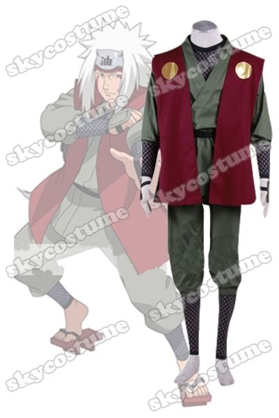 Naruto Jiraiya Cosplay Costume  