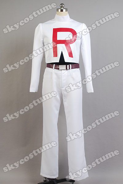 Pokemon Team Rocket Uniform James Cosplay Costume | eBay