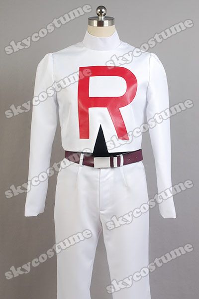 Pokemon Team Rocket Uniform James Cosplay Costume | eBay