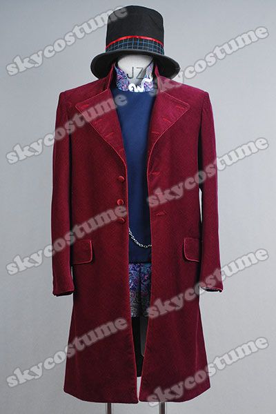 Willy Wonka Charlie and the Chocolate Factory Johnny Depp Jacket Whole ...