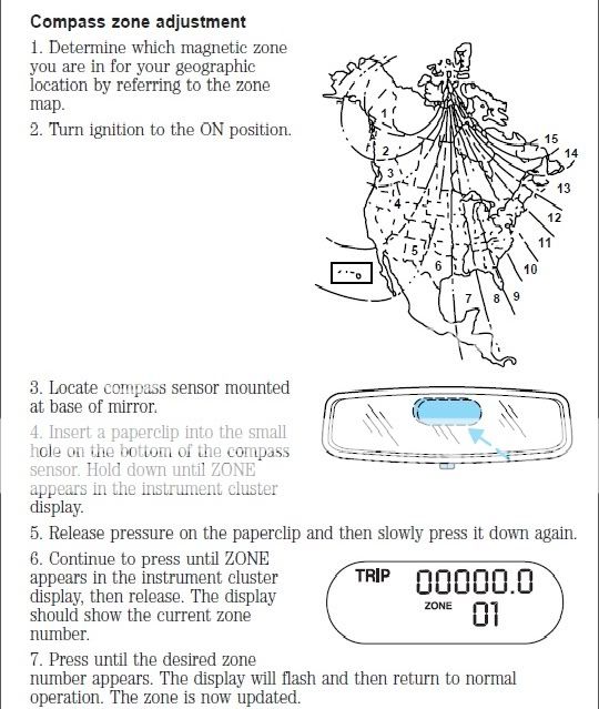2004 Ford explorer compass calibration #5