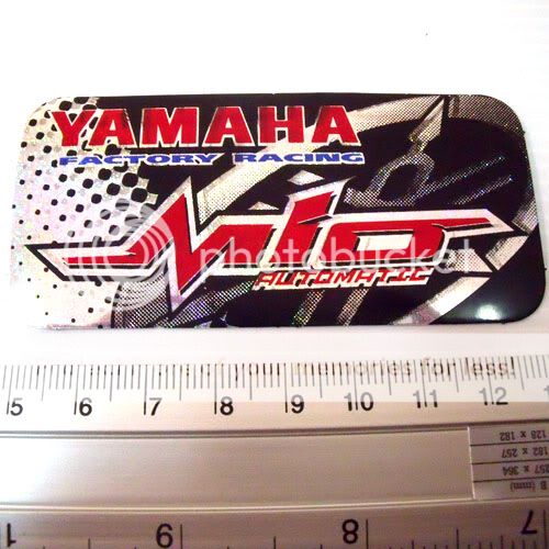 YAMAHA Mio Racing Reflect Light Decal Sticker 8x4cm  